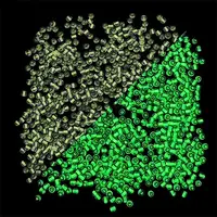 Glow in the Dark Luminous Transparent Glass Round Seed Beads