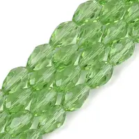 Transparent Glass Beads Strands