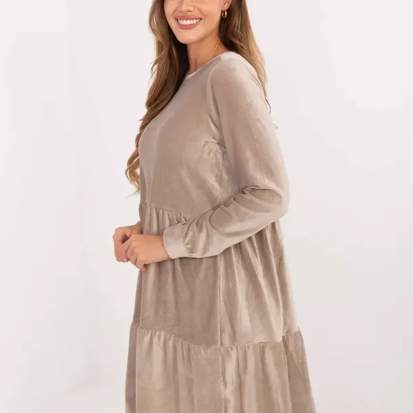 Dress-D10040Z30289-dark beige
