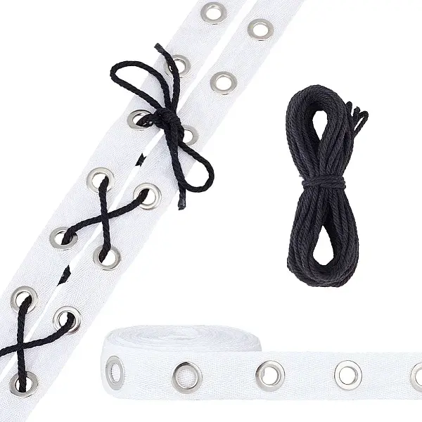 5 Yard Cotton Herringbone Ribbon