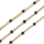 Ion Plating(IP) 304 Stainless Steel Enamel Curb Chains