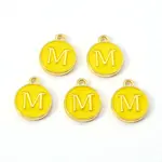 Golden Plated Alloy Enamel Charms