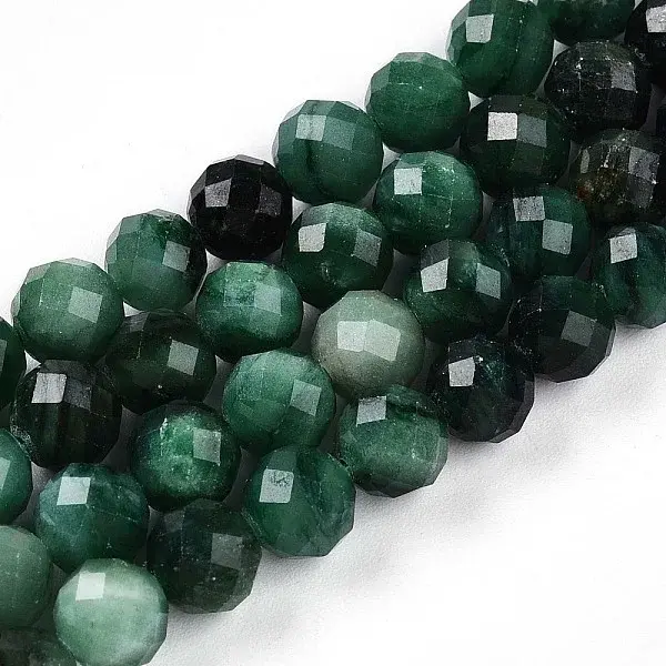 Natural Fuchsite Beads Strands