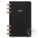 Moleskine – 12-mesačný mesačný/týždenný špirálový plánovací zápisník (diár) Spiral 2026 - čierny