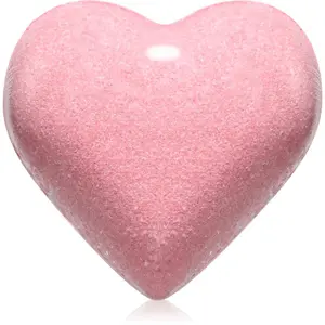 Delia Cosmetics Fizzing Bath Heart Wild Strawberry koupelová bomba s jahodovou příchutí 100 g