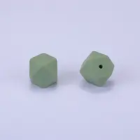 Hexagonal Silicone Focal Beads