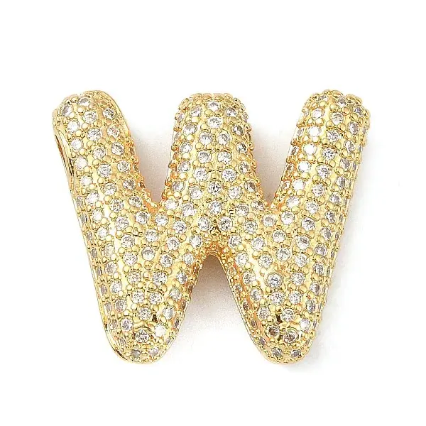 Rack Plating Brass Micro Pave Cubic Zirconia Pendants