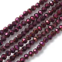 Electroplate Glass Beads Strands