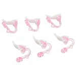 Plastic Clip-on Earring Findings