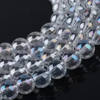 Electroplate Glass Beads Strands