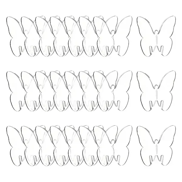 24Pcs Acrylic Wine Glass Charms