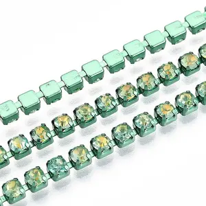 Iron Rhinestone Cup Chains