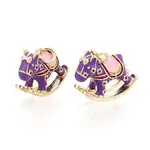 Brass Enamel Pendants