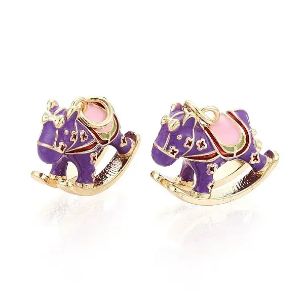 Brass Enamel Pendants