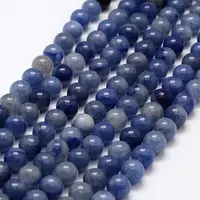 Dyed & Heated Natural Blue Aventurine Beads Strands