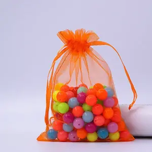 Rectangle Organza Drawstring Bags