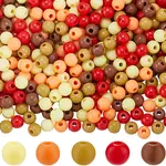 Thanksgiving Day Theme 1500Pcs 5 Colors Opaque Acrylic Beads