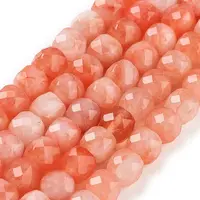 Natural White Jade Beads Strands