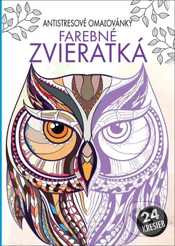 Farebné ziveratká (antistresové omaľovánky) - kniha z kategorie Omalovánky