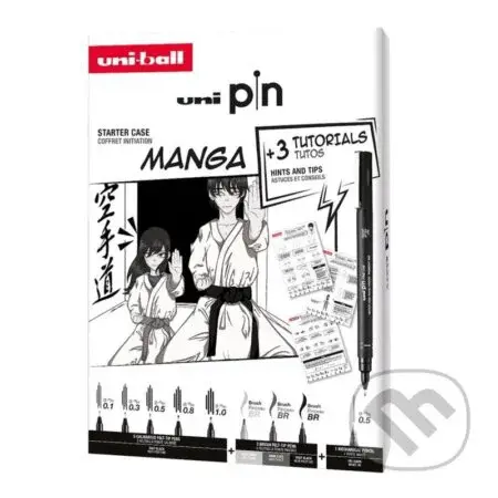 UNI PIN dárkový box - edice Manga (9ks)