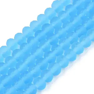 Transparent Glass Beads Strands