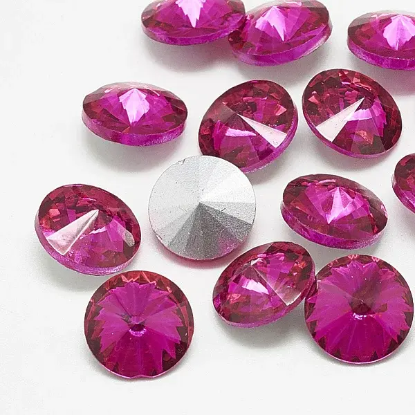 Pointed Back Glass Rhinestone Cabochons