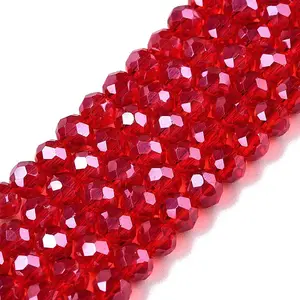 Electroplate Glass Beads Strands