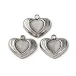 304 Stainless Steel Cat Eye Pendants