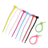 Heart Shape Silicone Cable Zip Ties