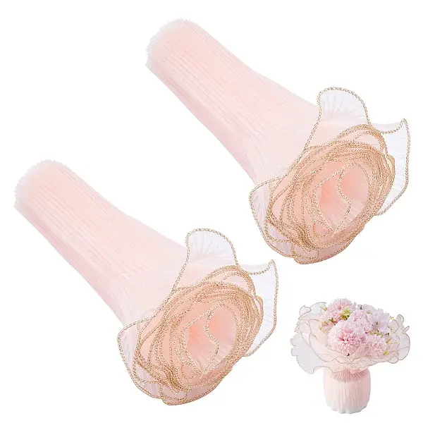 2 Bags Organza Flower Wrapping Cloth