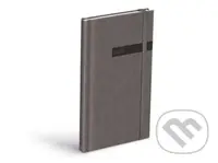 Diář 2026 T806 PU s gumkou gray