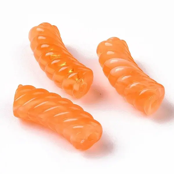 Two Tone Opaque Acrylic Beads