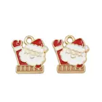 Christmas Themes Alloy Enamel Pendants