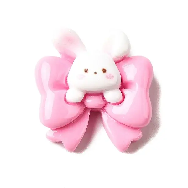 Pink Cute Opaque Resin Cabochon