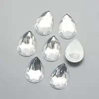 Acrylic Rhinestone Flat Back Cabochons