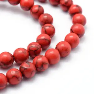 Synthetic Howlite Bead Strand