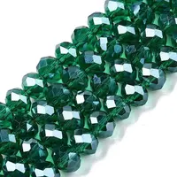 Electroplate Glass Beads Strands