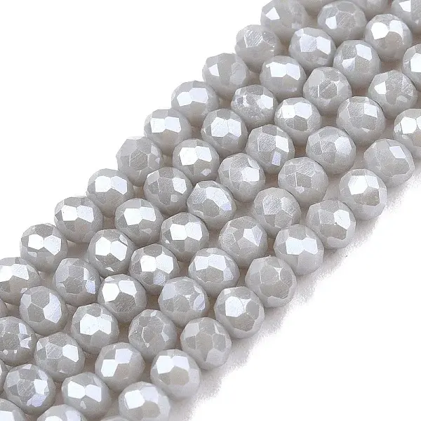 Electroplate Glass Beads Strands