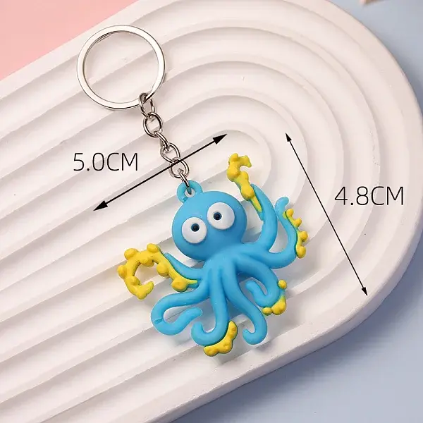 PVC Plastic Keychain