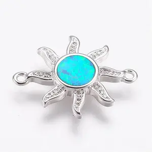 Synthetic Opal Links connectors