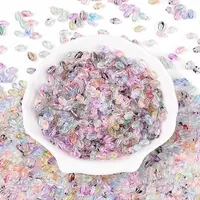 Baking Paint Transparent Glass Beads