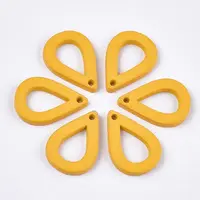 Painted Poplar Wood Pendants