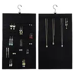 Double-sided Soft Felt Wall-Mounted Jewelry Hanging Rolls