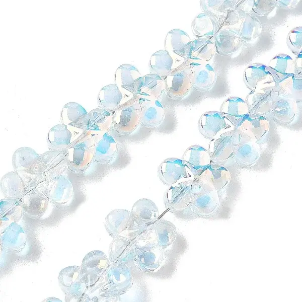 Electroplate Glass Beads Strands