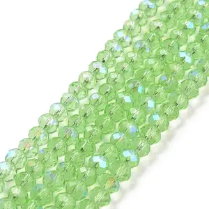 Electroplate Glass Beads Strands