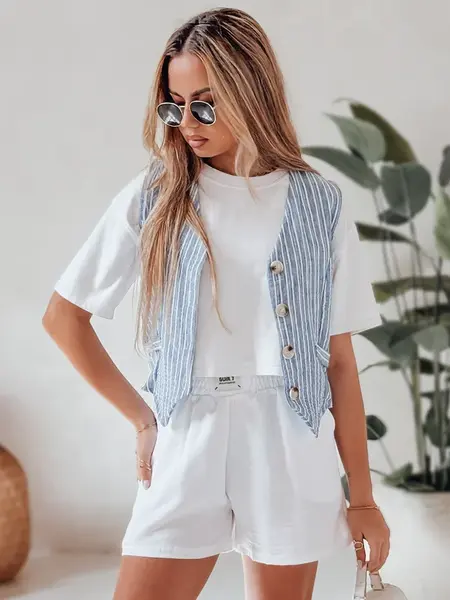 Dámske biele šortky OWN STYLE