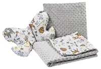 Medi Partners Set of a quilt with a pillow for a stroller