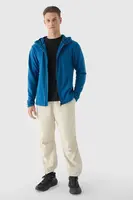 Pánsky Polar S Kapucňou Regular 4F Tyrkysový 4FWMM00TFL