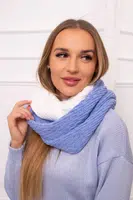 KN14 Women's two-tone chimney blue+white