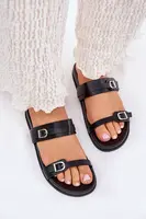 Boto Dámske Sandále S Prackami Čierne Brinella